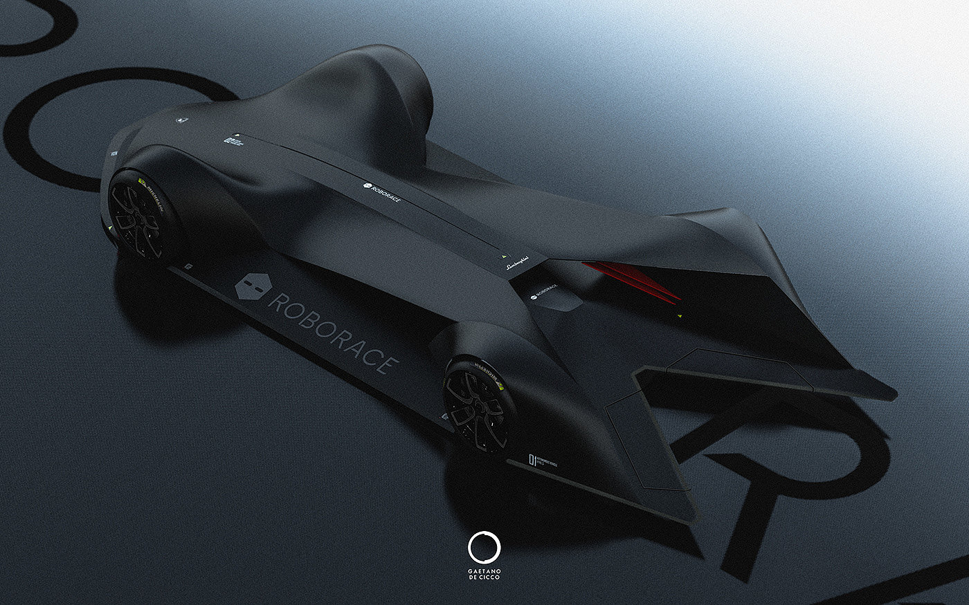 Lamborghini，Roborace，conceptual design，vehicle，