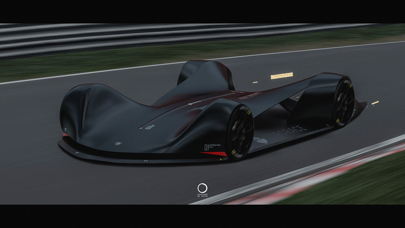 Lamborghini，Roborace，conceptual design，vehicle，