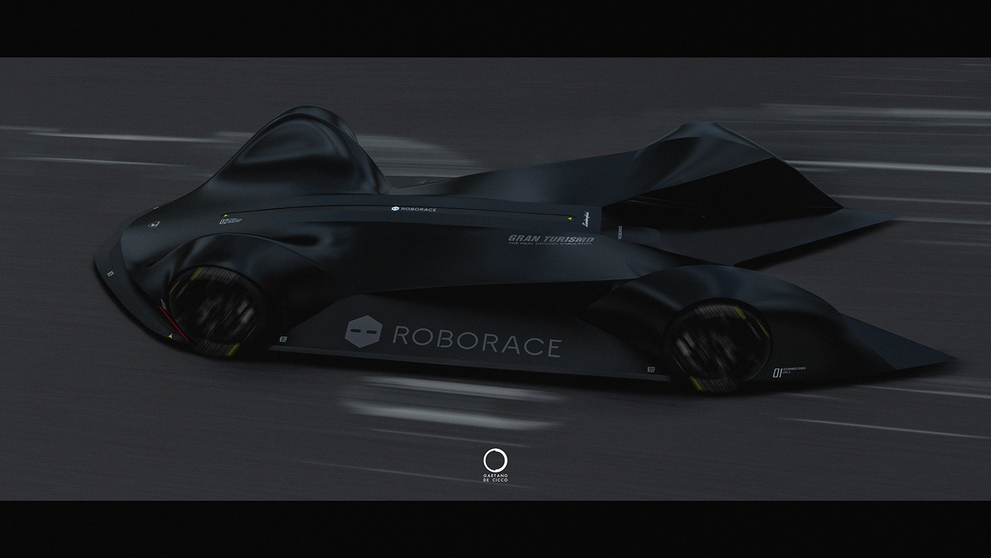 Lamborghini，Roborace，conceptual design，vehicle，