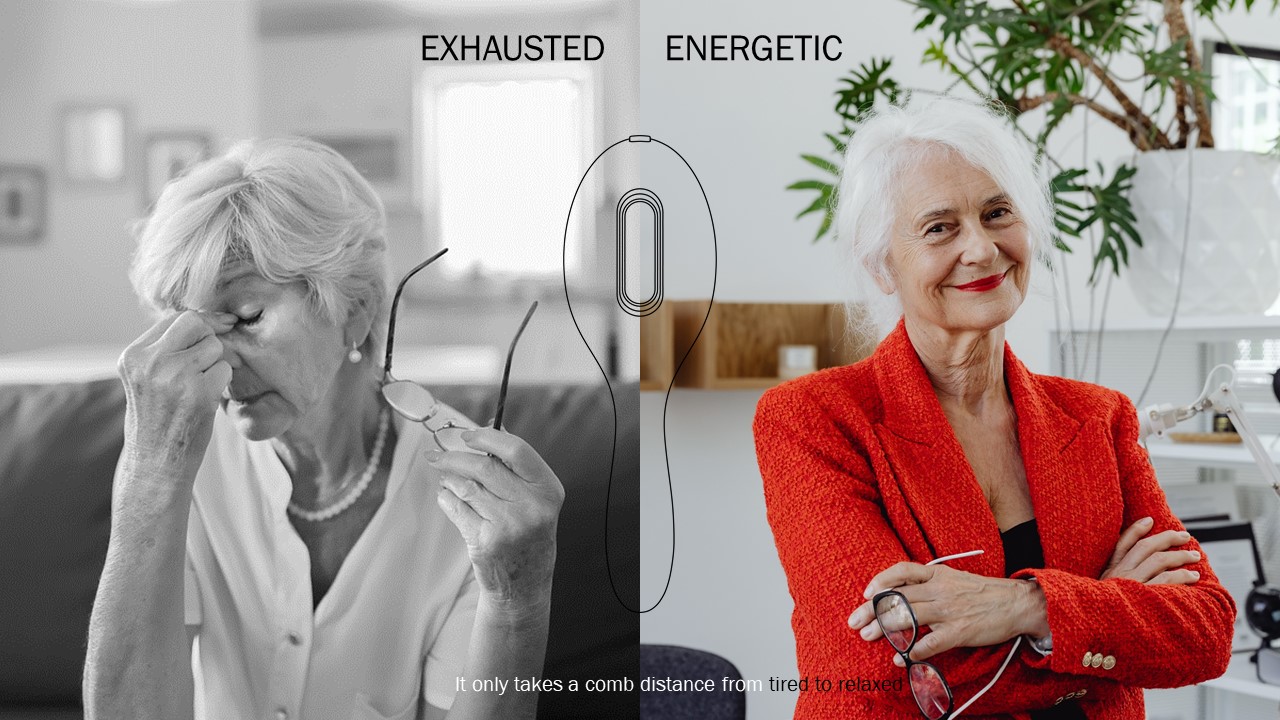 Magnetic rotation, massage, negative ion, red light，