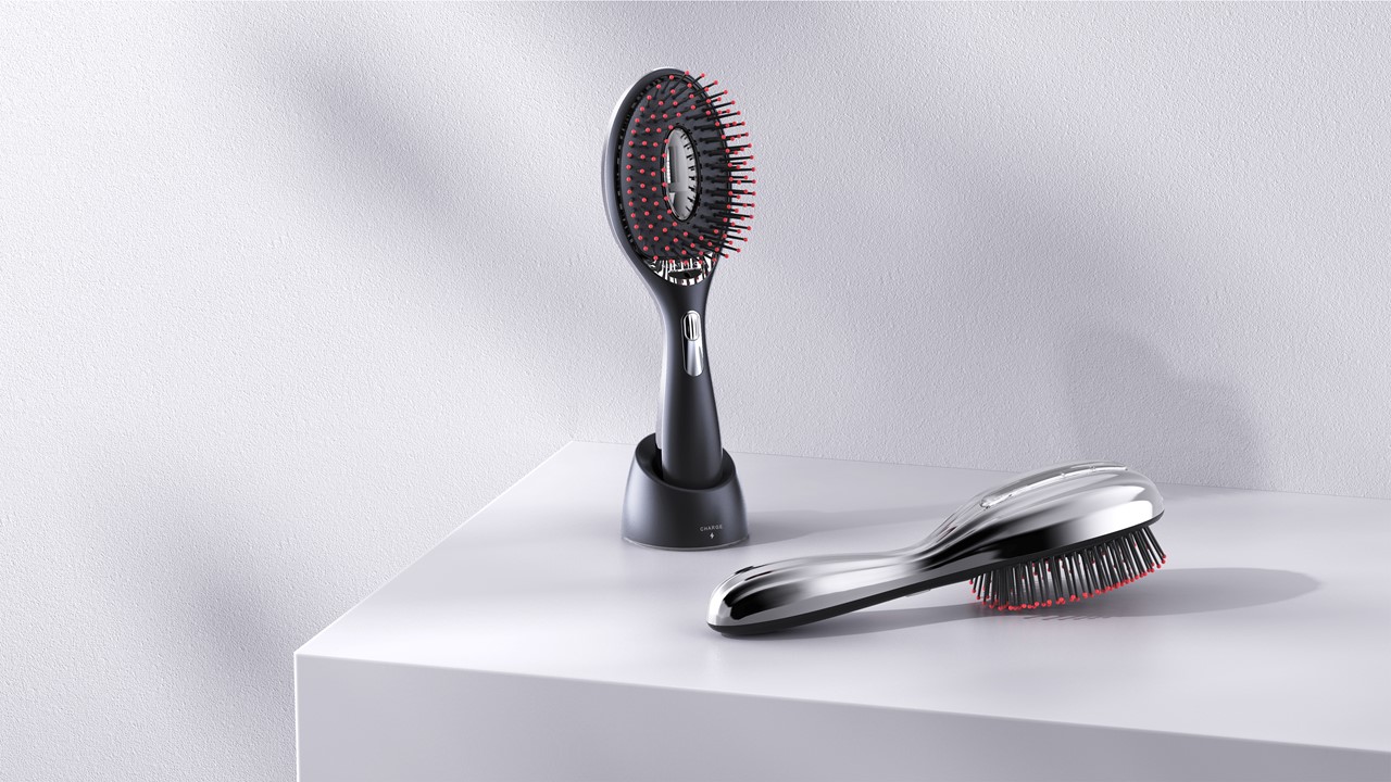 Magnetic rotation, massage, negative ion, red light，