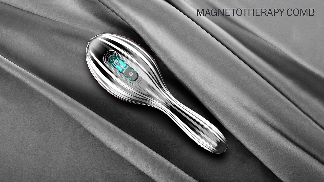 Magnetic rotation, massage, negative ion, red light，