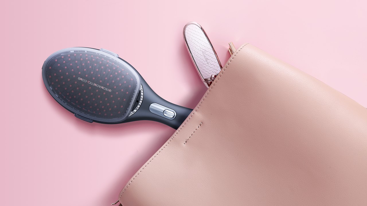 Magnetic rotation, massage, negative ion, red light，