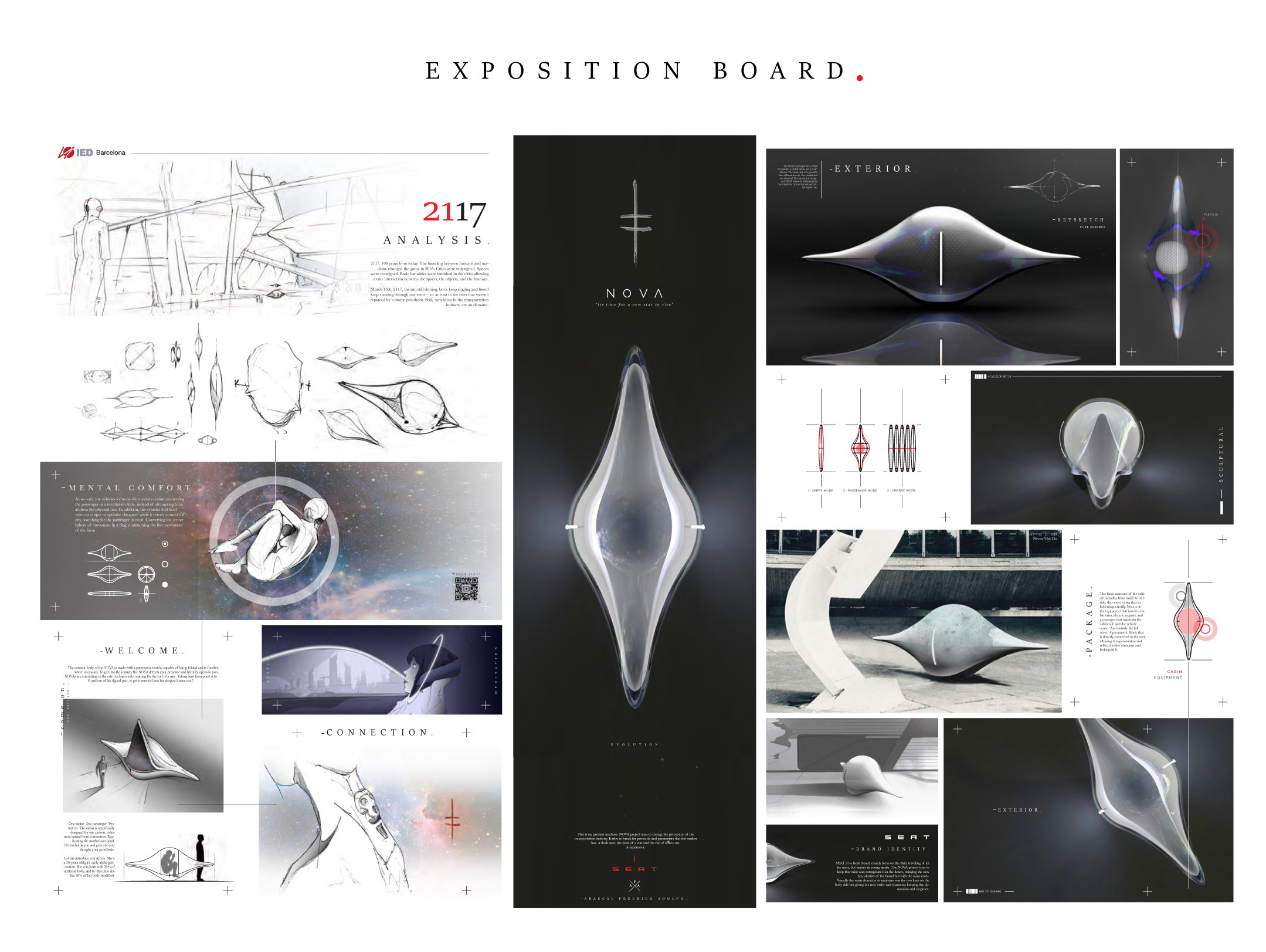 chair，NOVA - SEAT，product design，white，