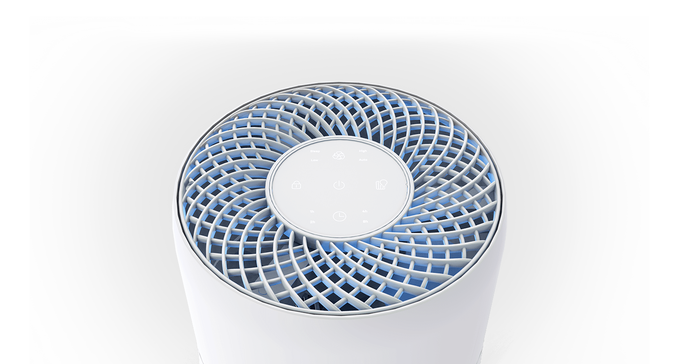 Profile Air Purifier，air cleaner，Household Electric Appliances，product design，