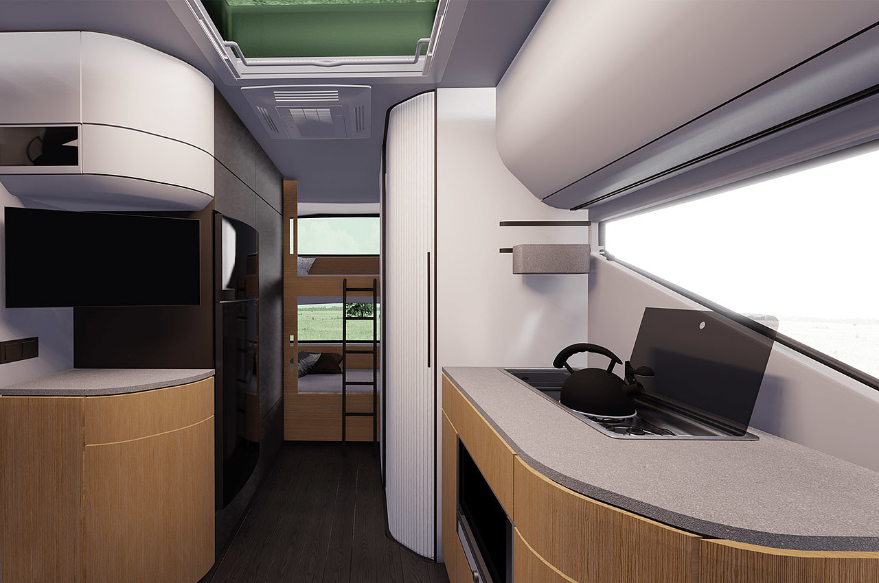 Maria，Touring car，Travel Trailer ，vehicle，