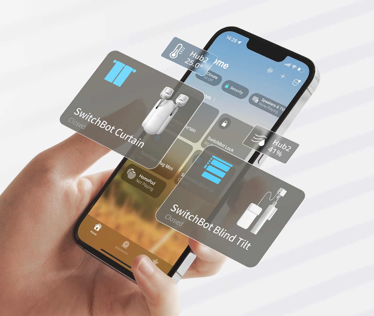 SwitchBot Hub 2，Digital，intelligence，Smart Home Gateway，