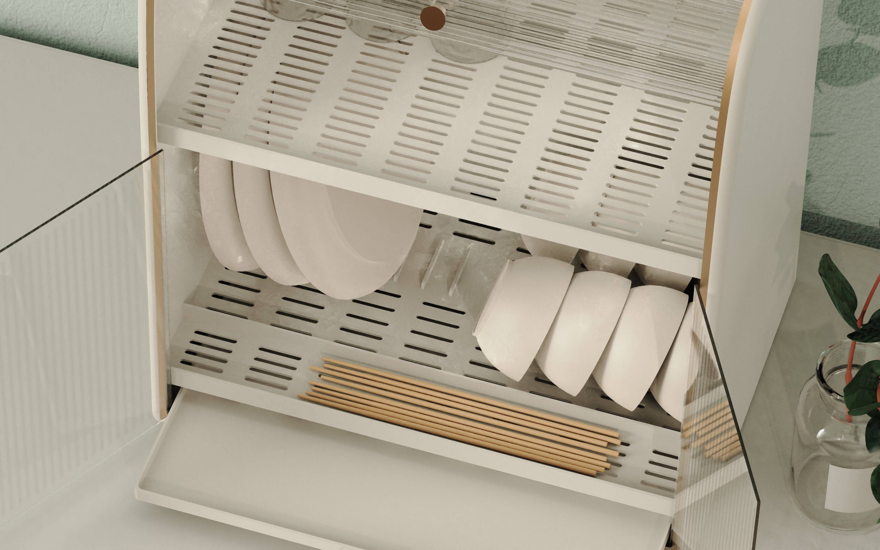 cupboard，Storage cabinet，Kitchen storage cabinet，Dish storage，Bowl and Cup Storage Cabinet，Cup holder，Bowl rack storage，Draining Cupboard，