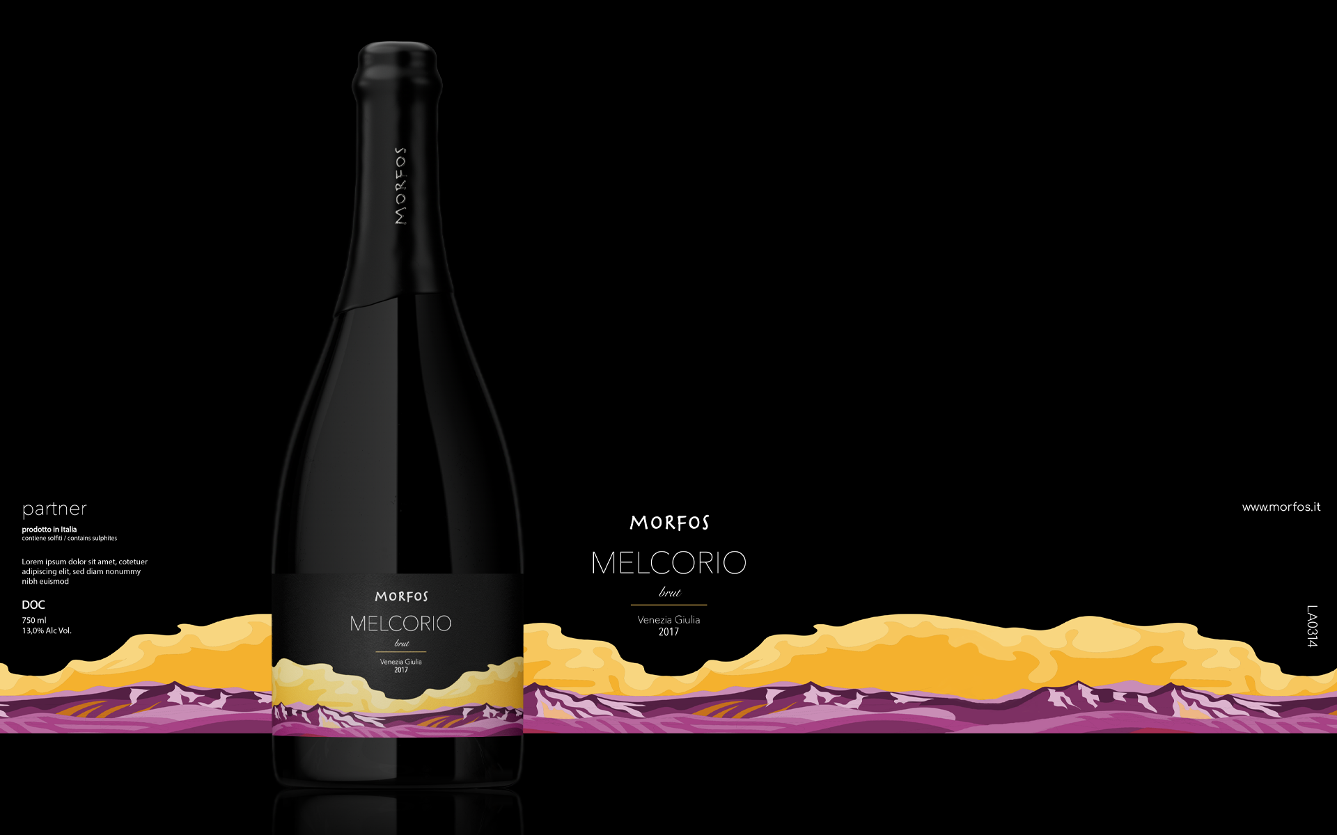 Illustration，Brand design，Label design，Alcohol，champagne，Italy，Berlucchi，