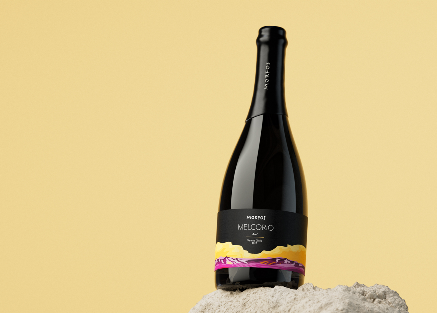 Illustration，Brand design，Label design，Alcohol，champagne，Italy，Berlucchi，