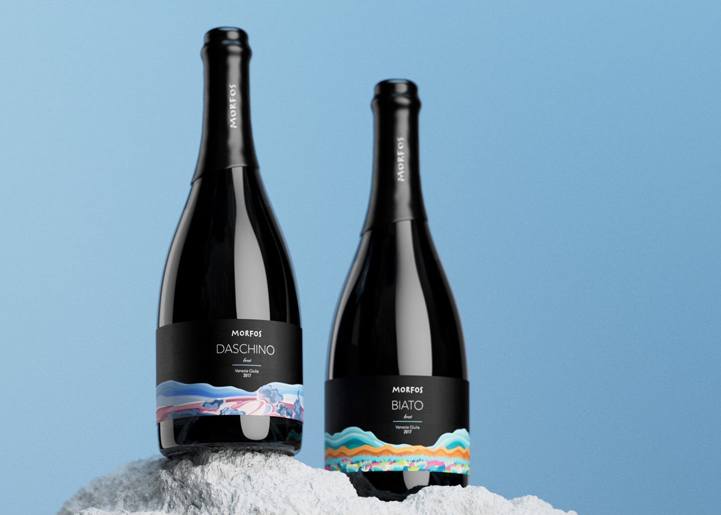 Illustration，Brand design，Label design，Alcohol，champagne，Italy，Berlucchi，