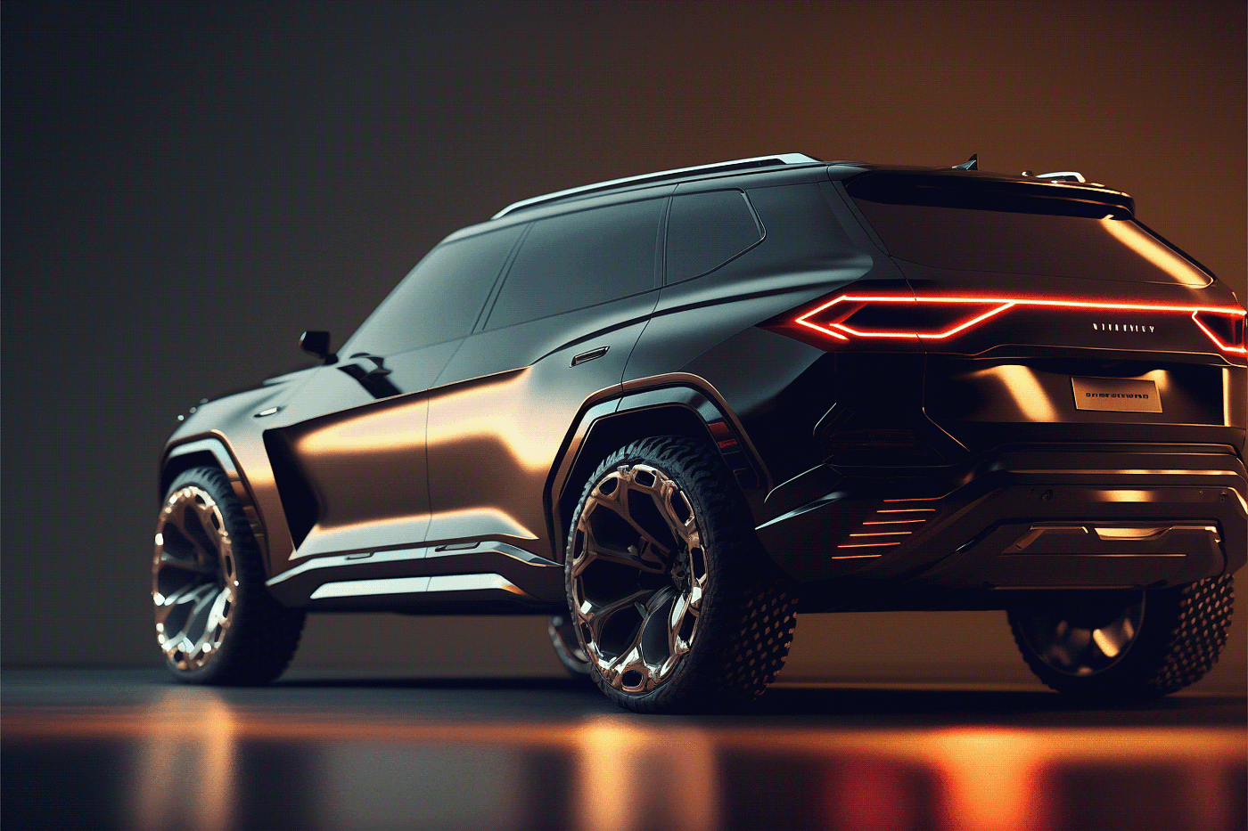 Automobile design，suv，automobile，Computer image，artificial intelligence drawing，AI design，