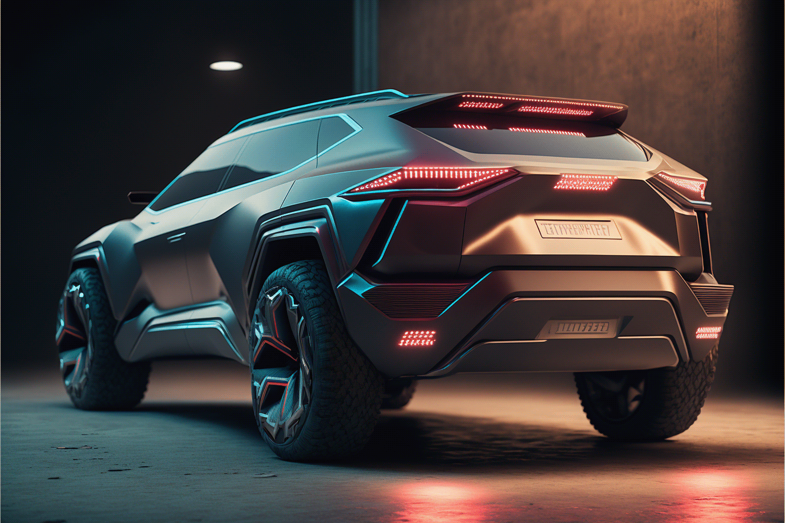 Automobile design，suv，automobile，Computer image，artificial intelligence drawing，AI design，