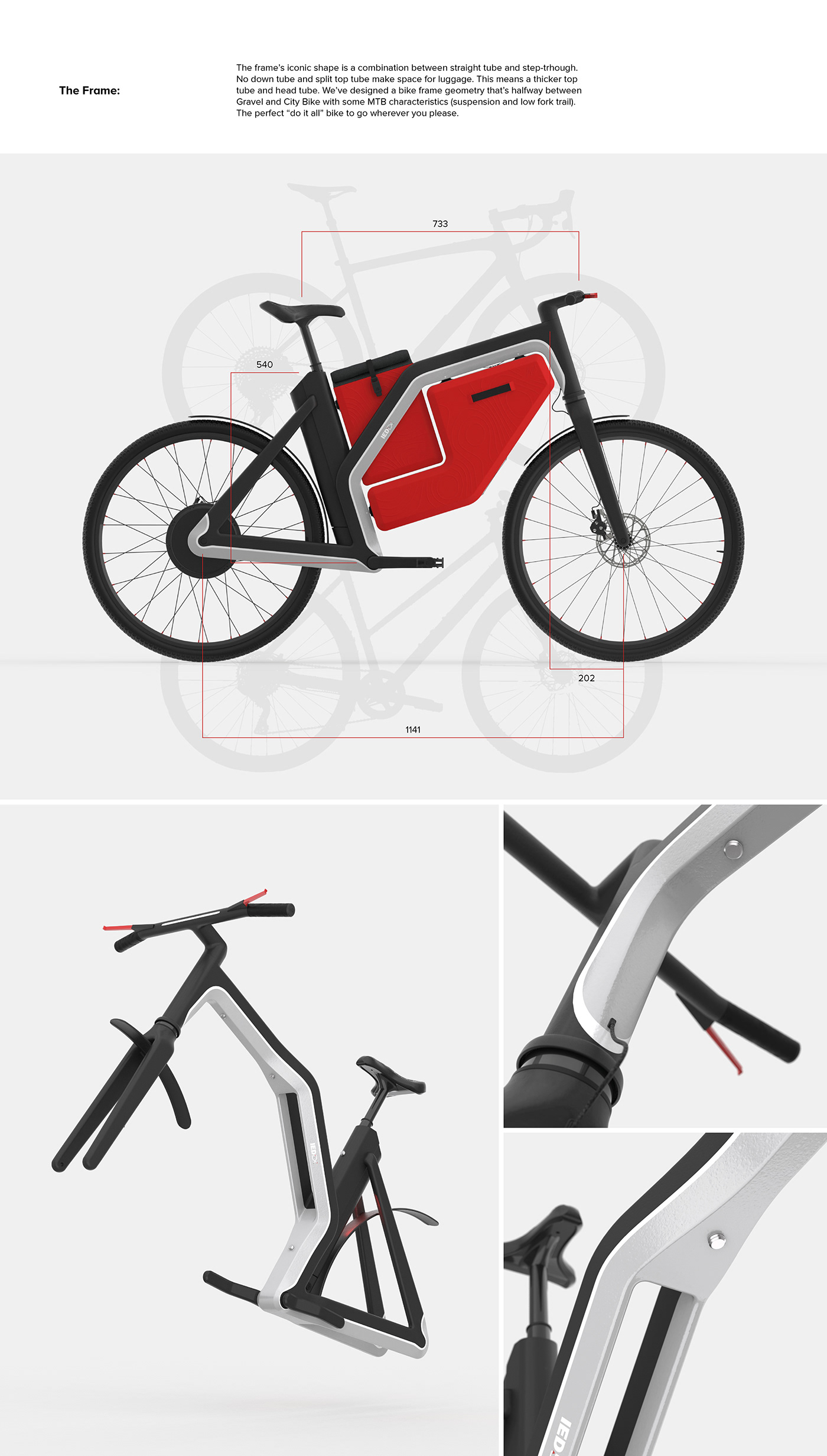 Electric bicycle，IEDEX，Bicycle，product design，