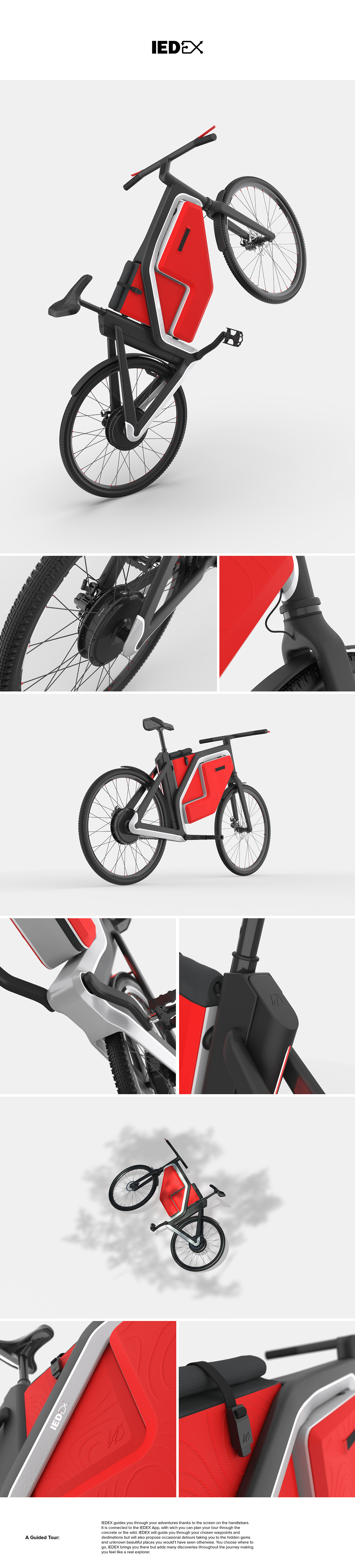 Electric bicycle，IEDEX，Bicycle，product design，