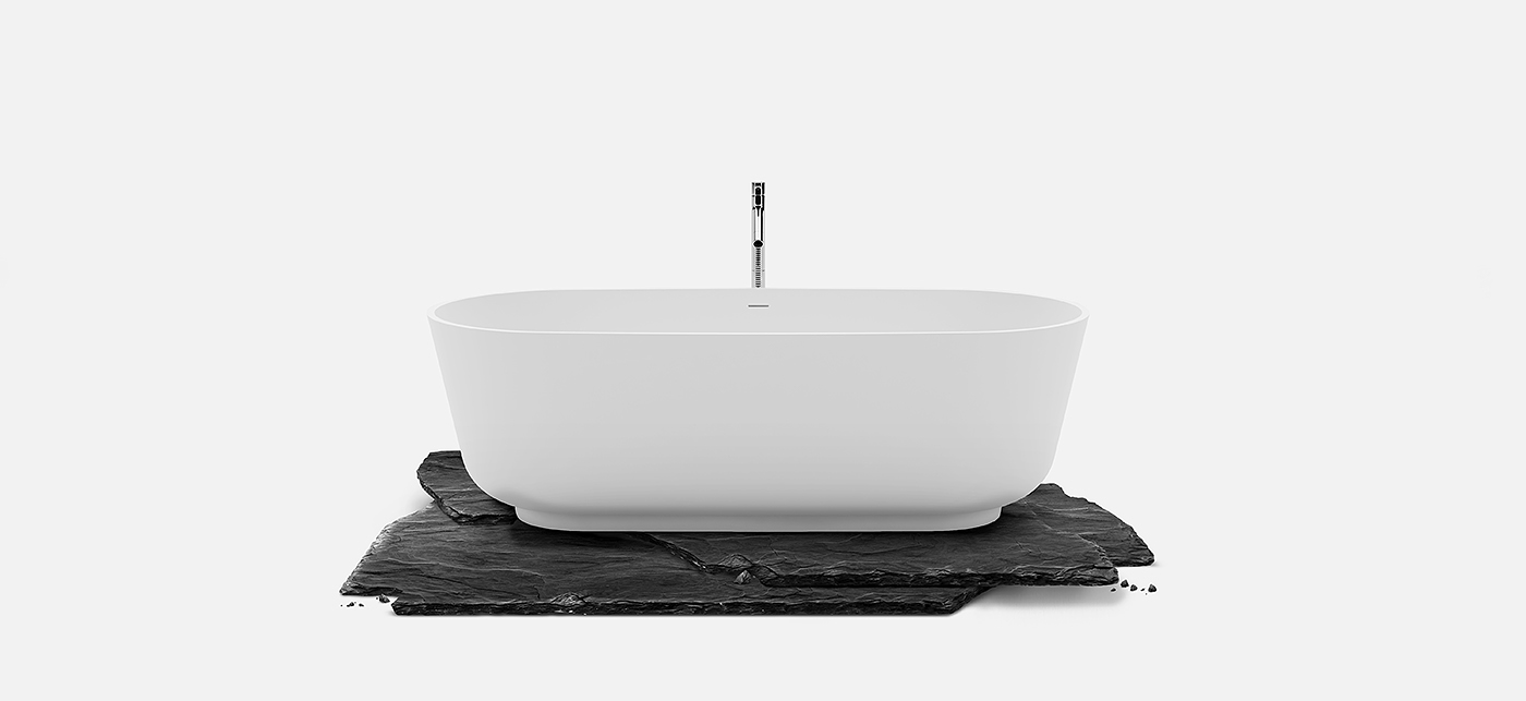 VALLONE，bathtub，white，ceramics，