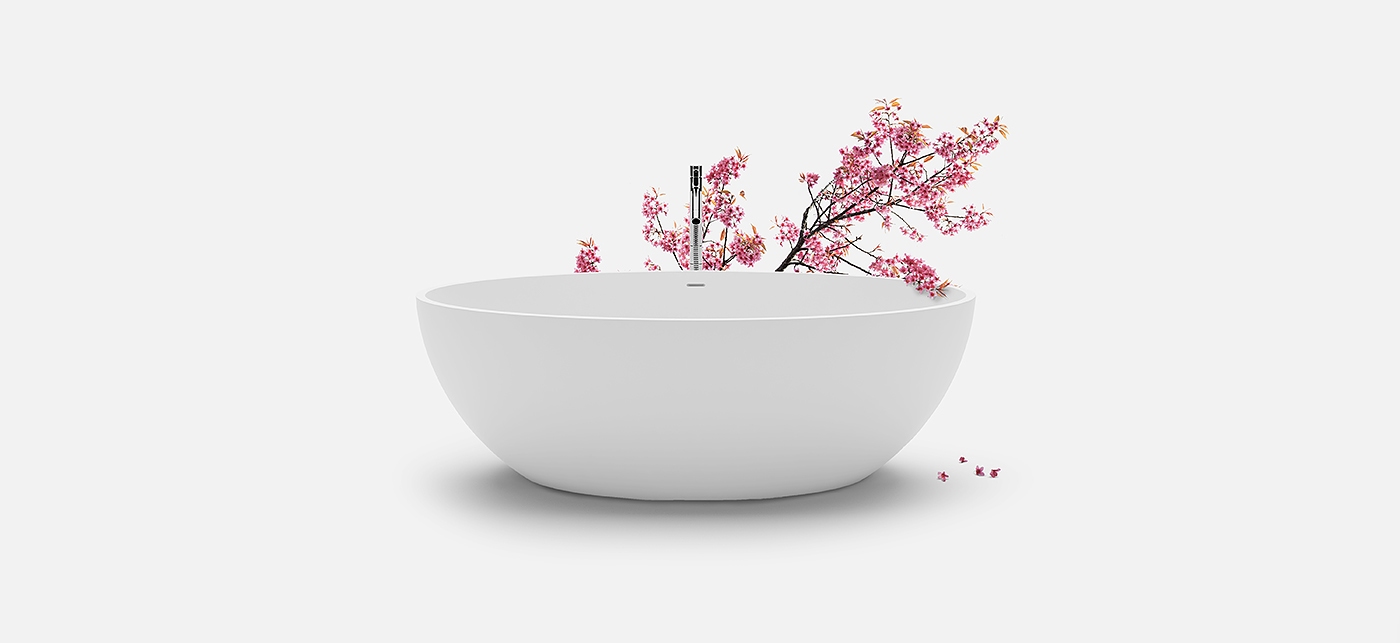 VALLONE，bathtub，white，ceramics，