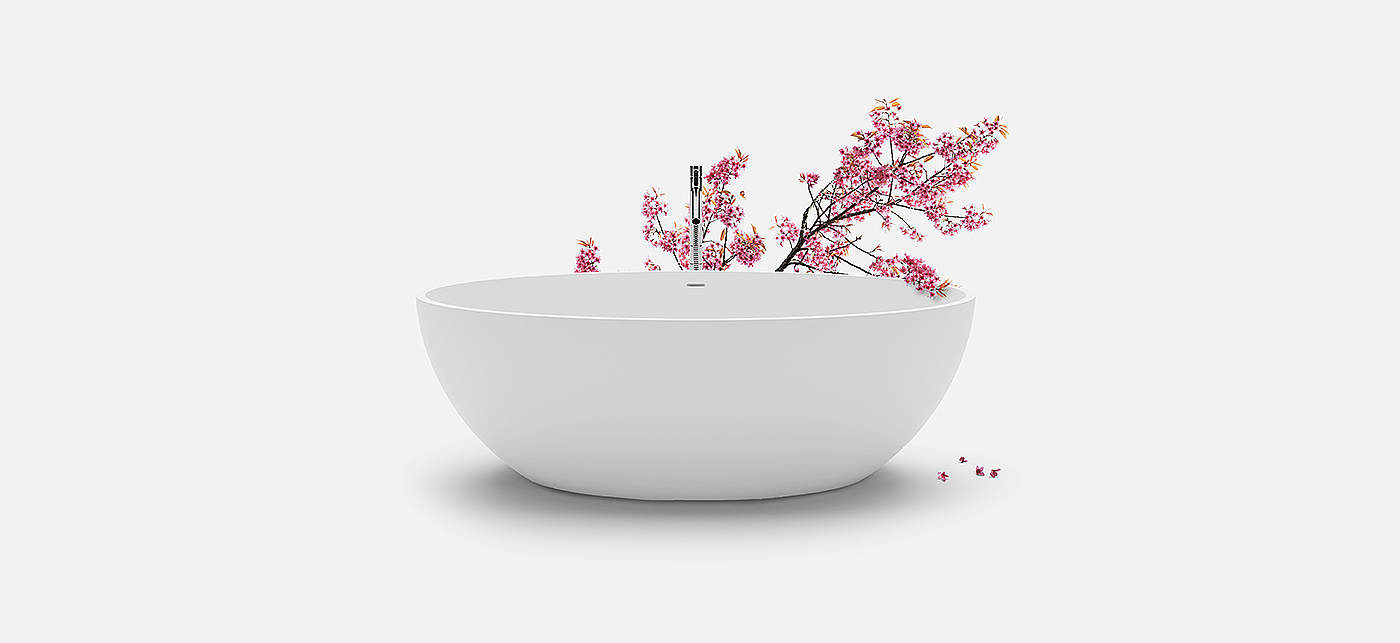 VALLONE，bathtub，white，ceramics，