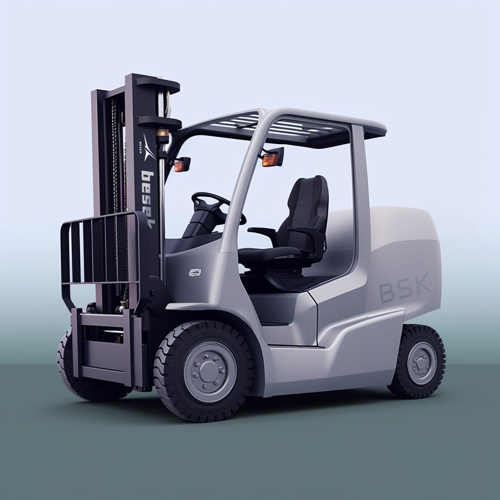 Four-wheel drive forklift，Electric forklift，Forklift，Industrial design company，Equipment appearance design，Besek design，