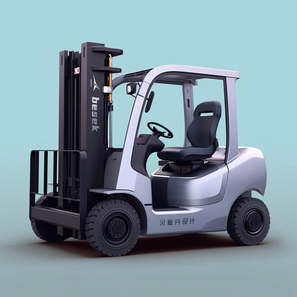 Four-wheel drive forklift，Electric forklift，Forklift，Industrial design company，Equipment appearance design，Besek design，