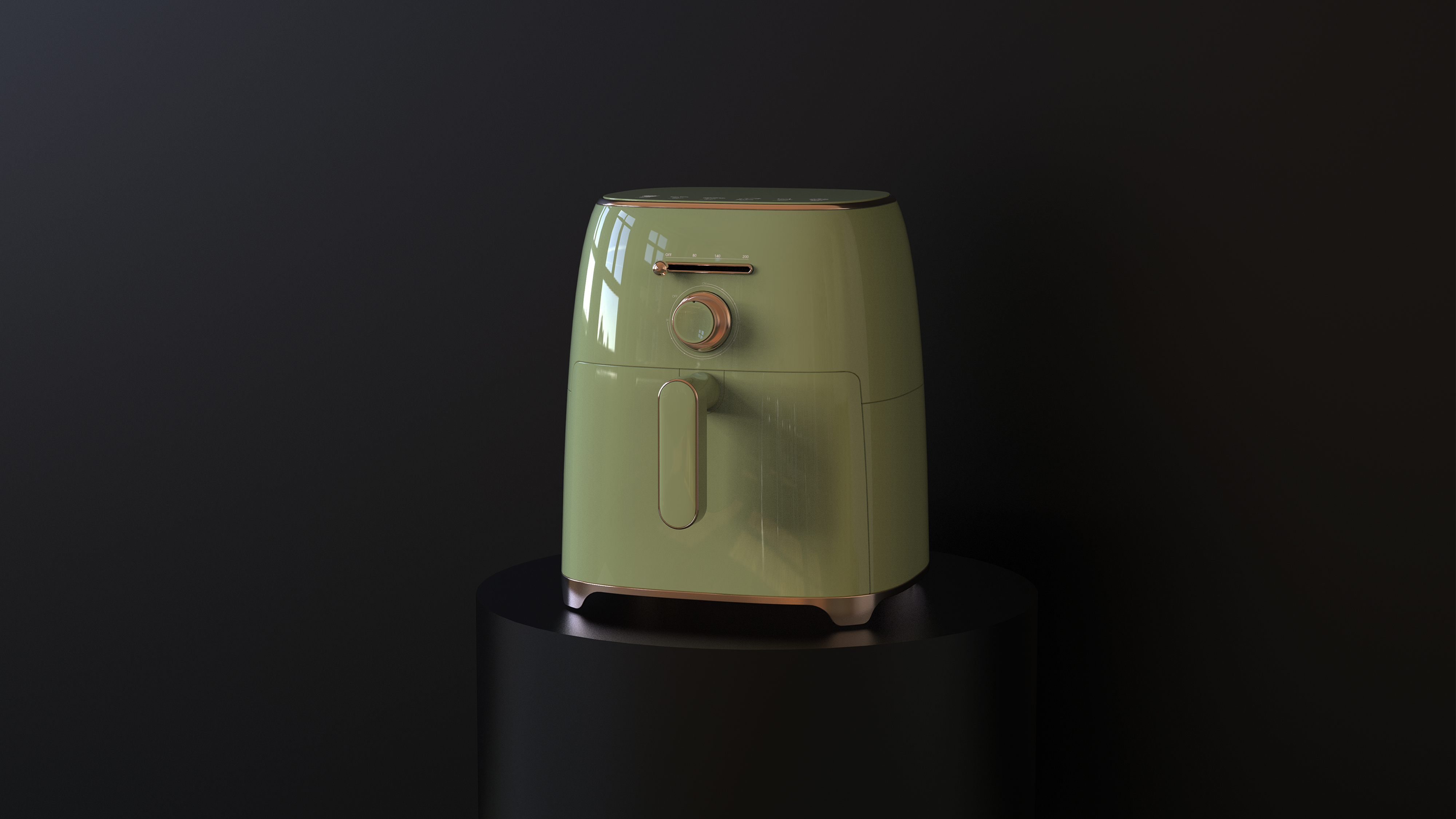 Air fryer, retro,，
