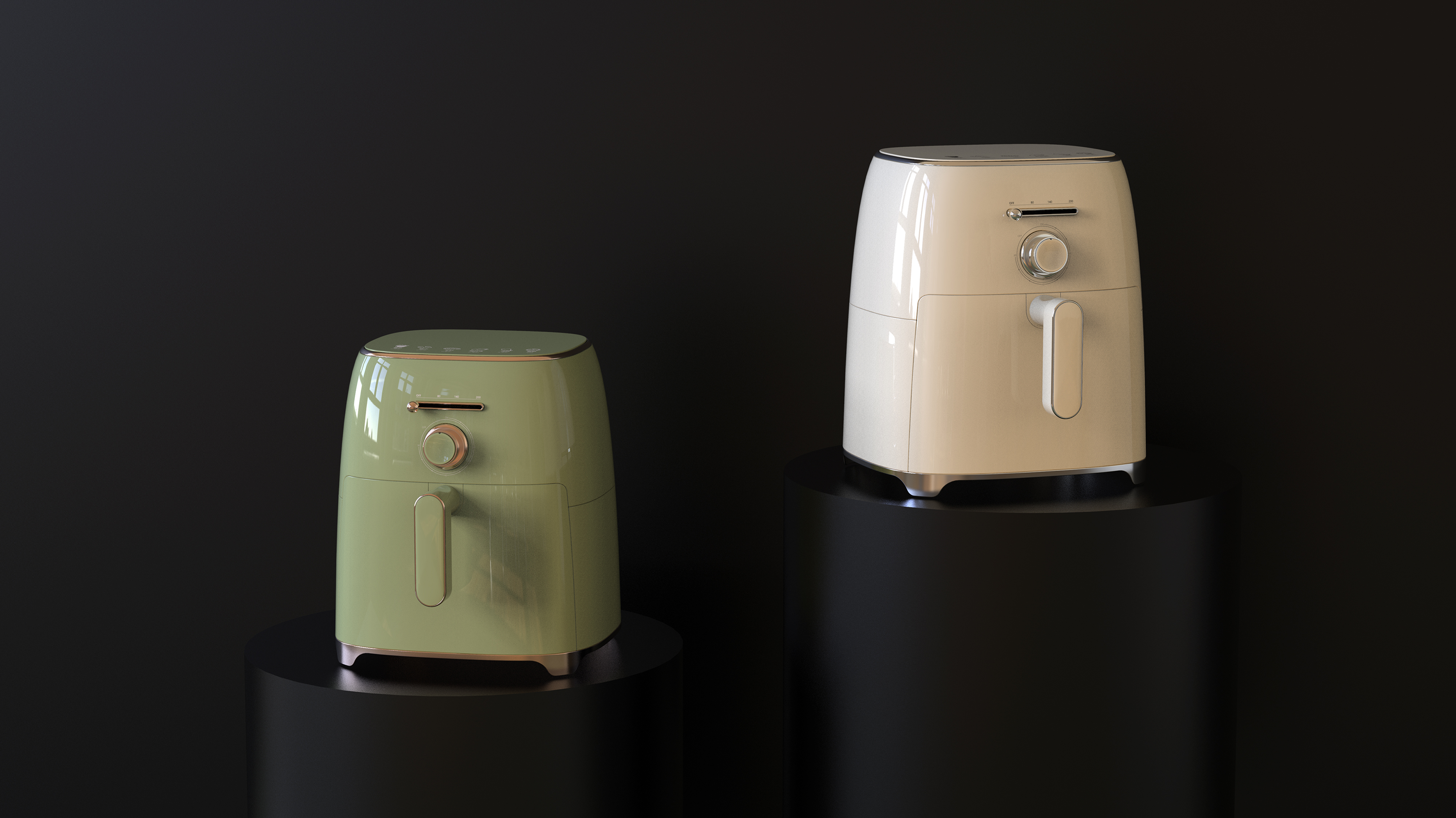 Air fryer, retro,，