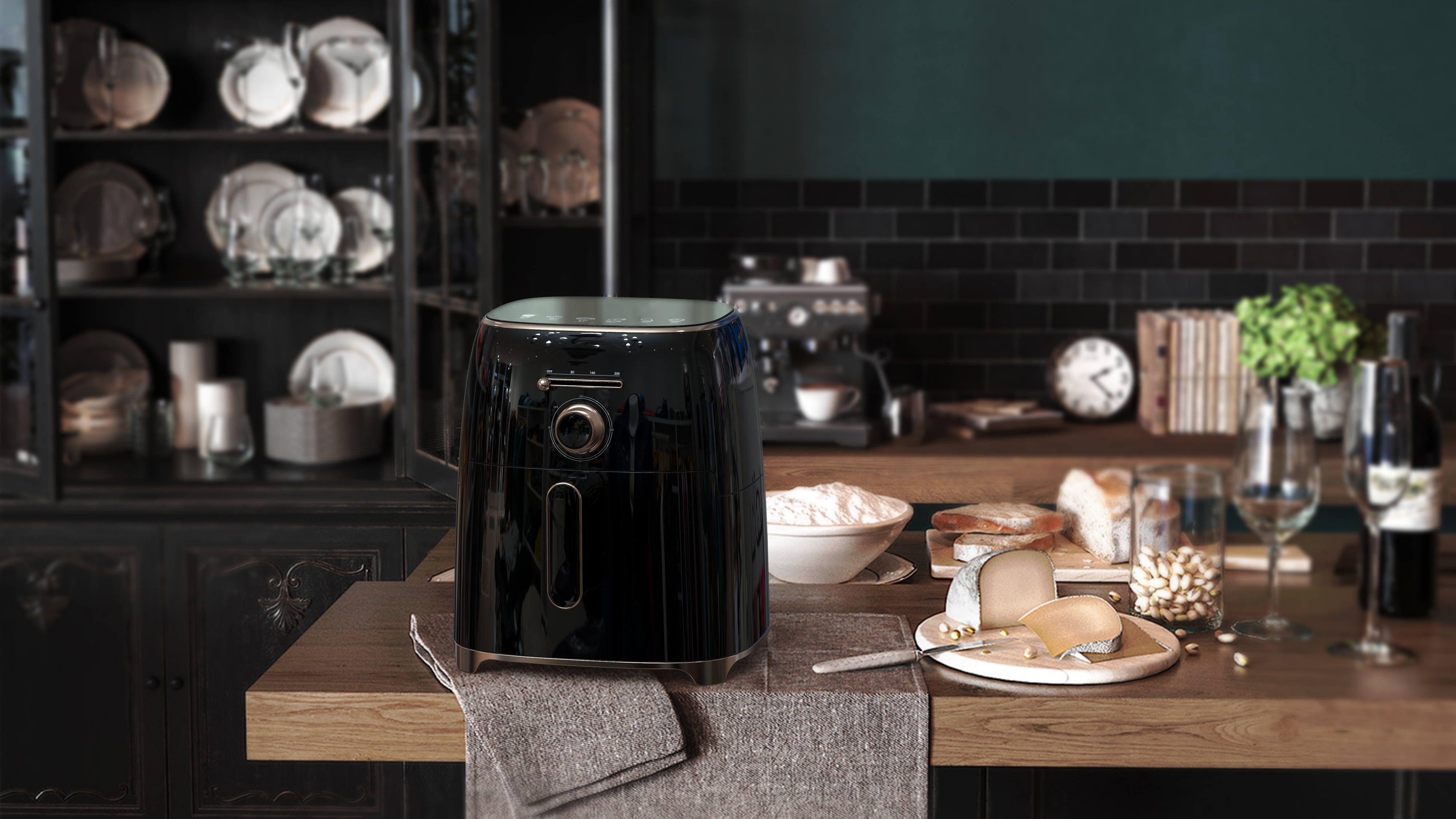 Air fryer, retro,，