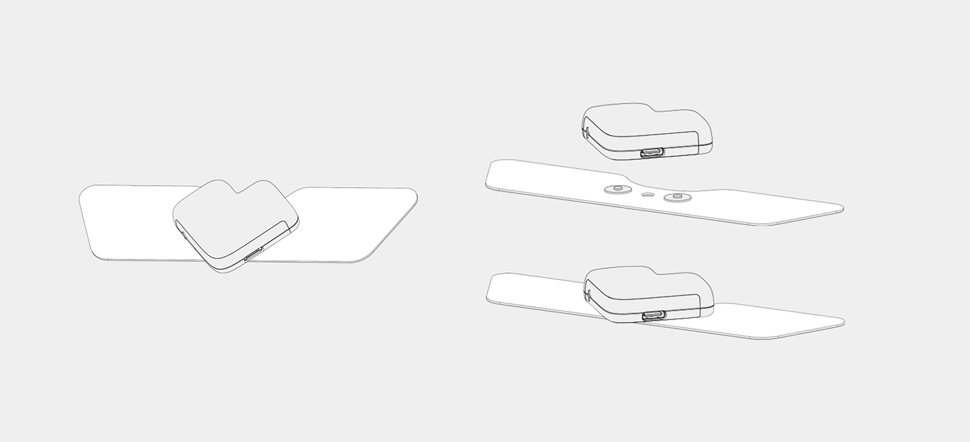 Temperature sensor，ECG，IMU，Positive and negative electrode stress analysis algorithm，