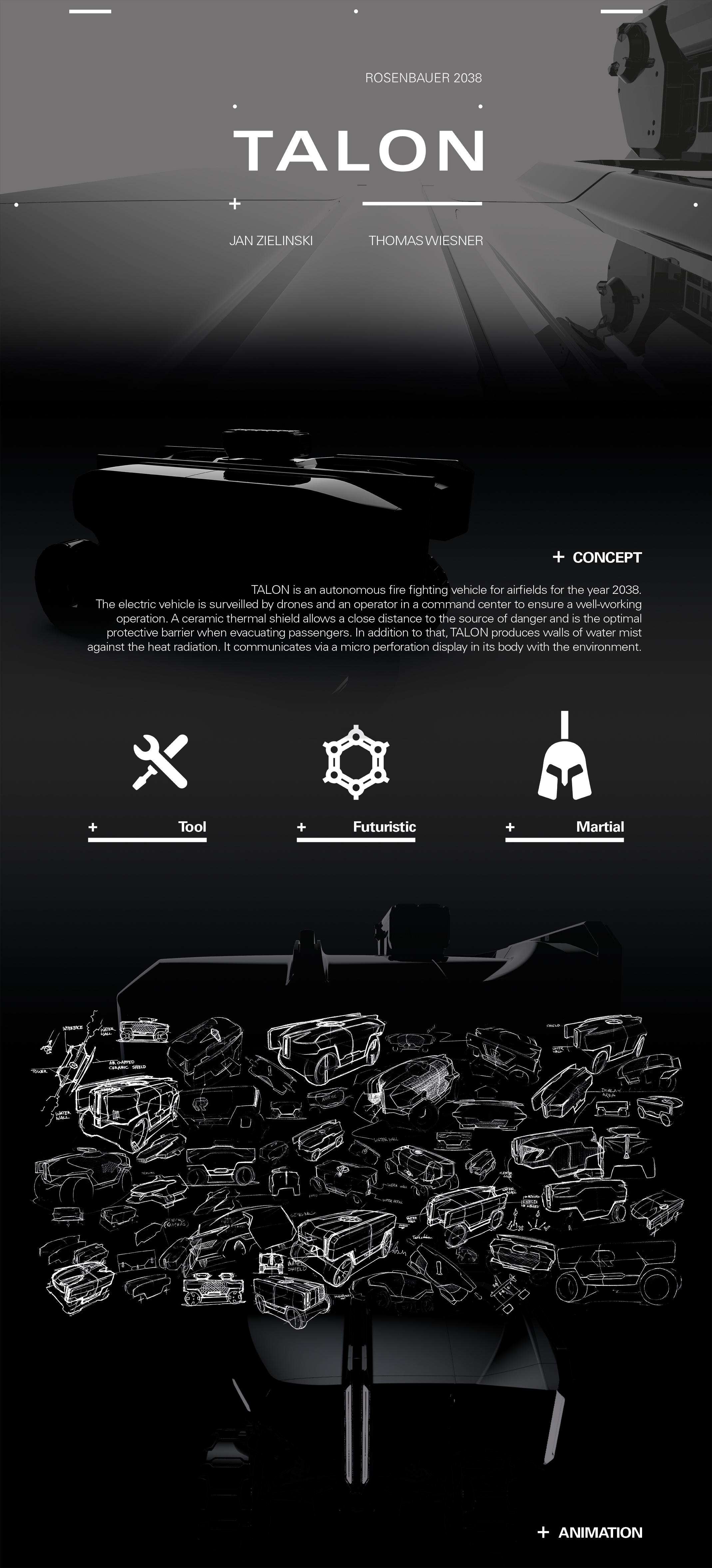 TALON，fire engine，Automatic design，Future concept，