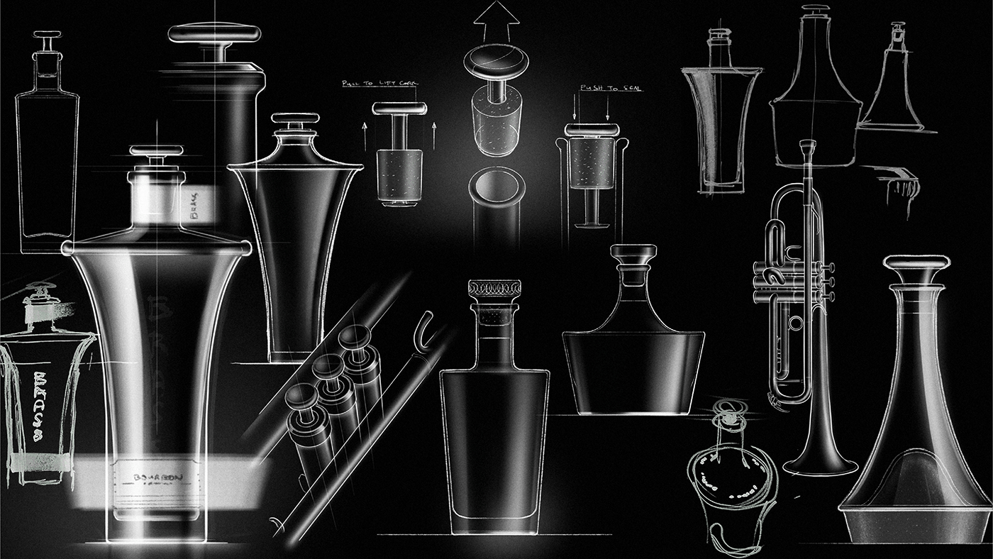 Whisky，The wine bottle，packing，Jazz，