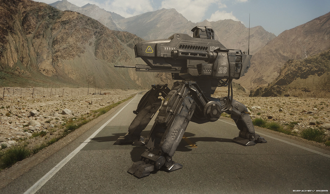 Mechanics，Mecha，military，robot，