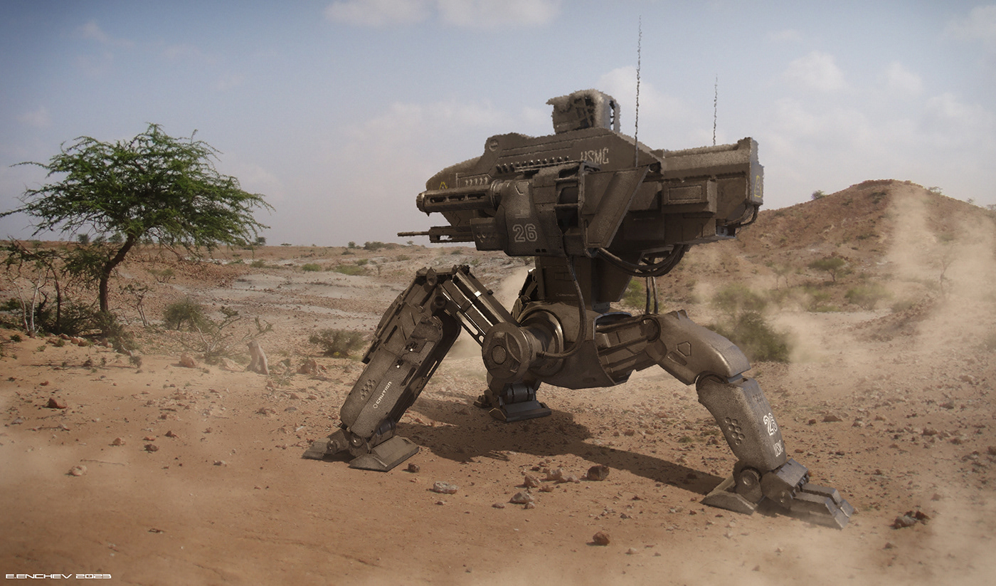 Mechanics，Mecha，military，robot，