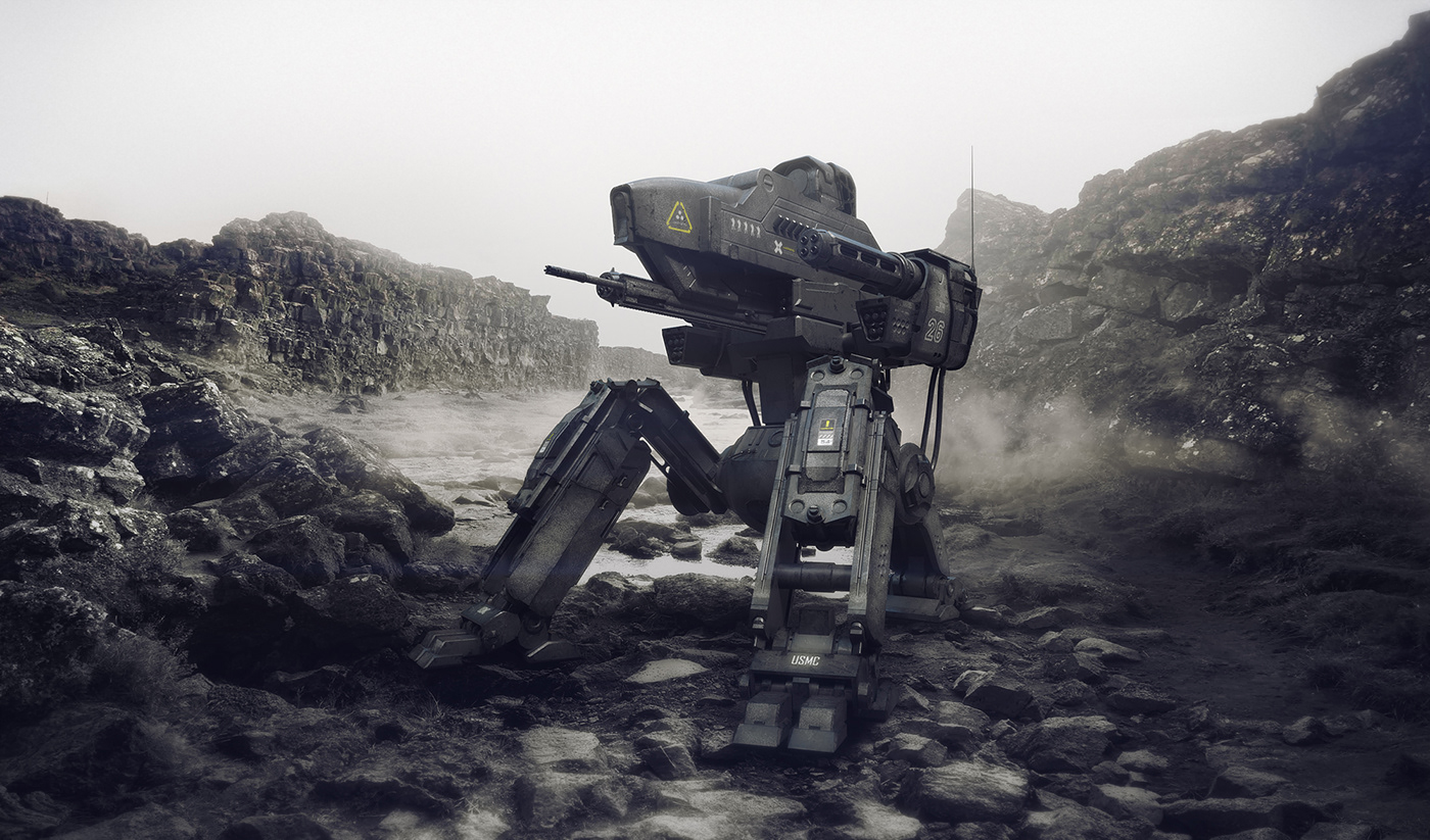 Mechanics，Mecha，military，robot，