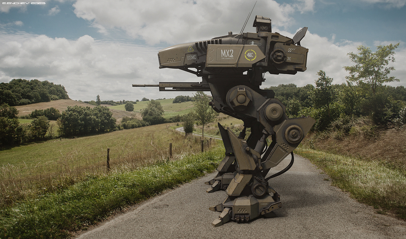 Mechanics，Mecha，military，robot，