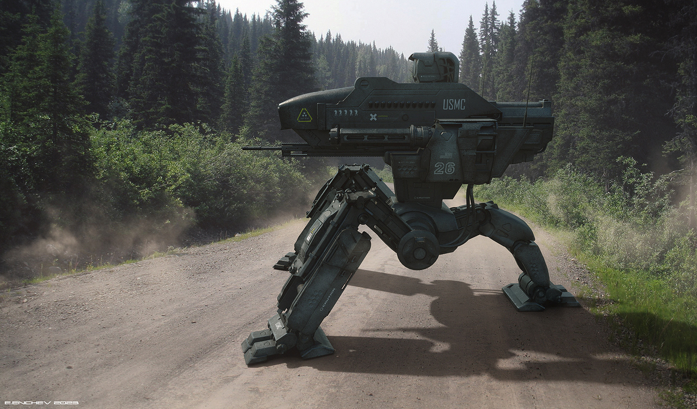 Mechanics，Mecha，military，robot，