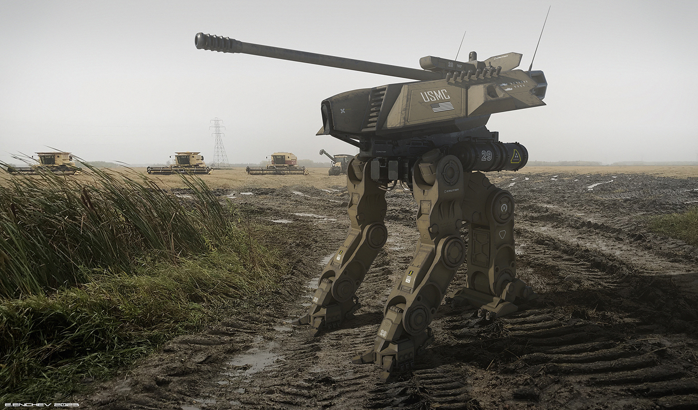 Mechanics，Mecha，military，robot，