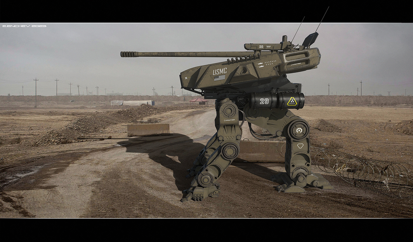 Mechanics，Mecha，military，robot，