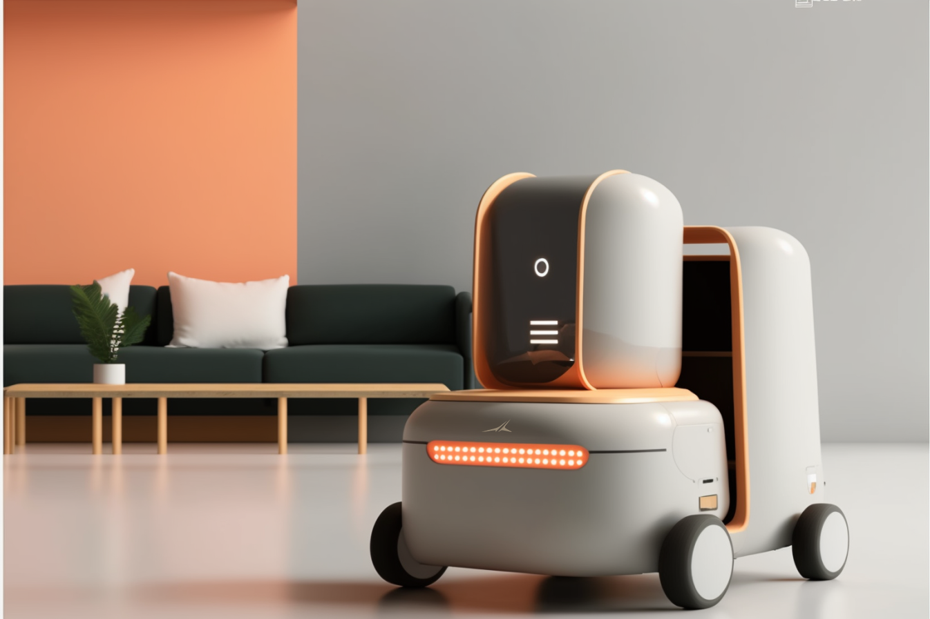 robot，Material distribution robot，