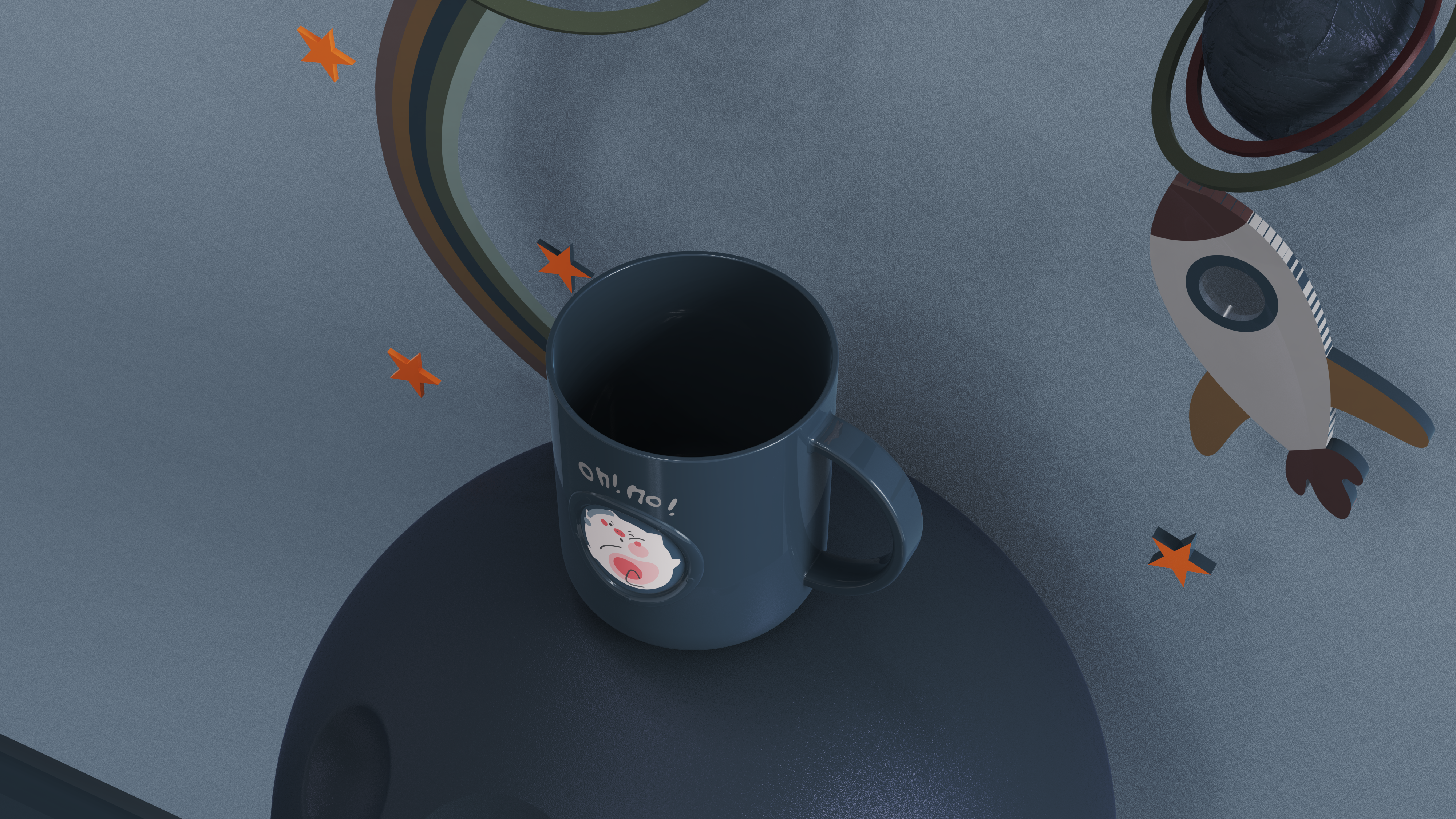 Water cup，Gargle cup，Space，Cartoon，Home Furnishing，Daily Necessities，interest，