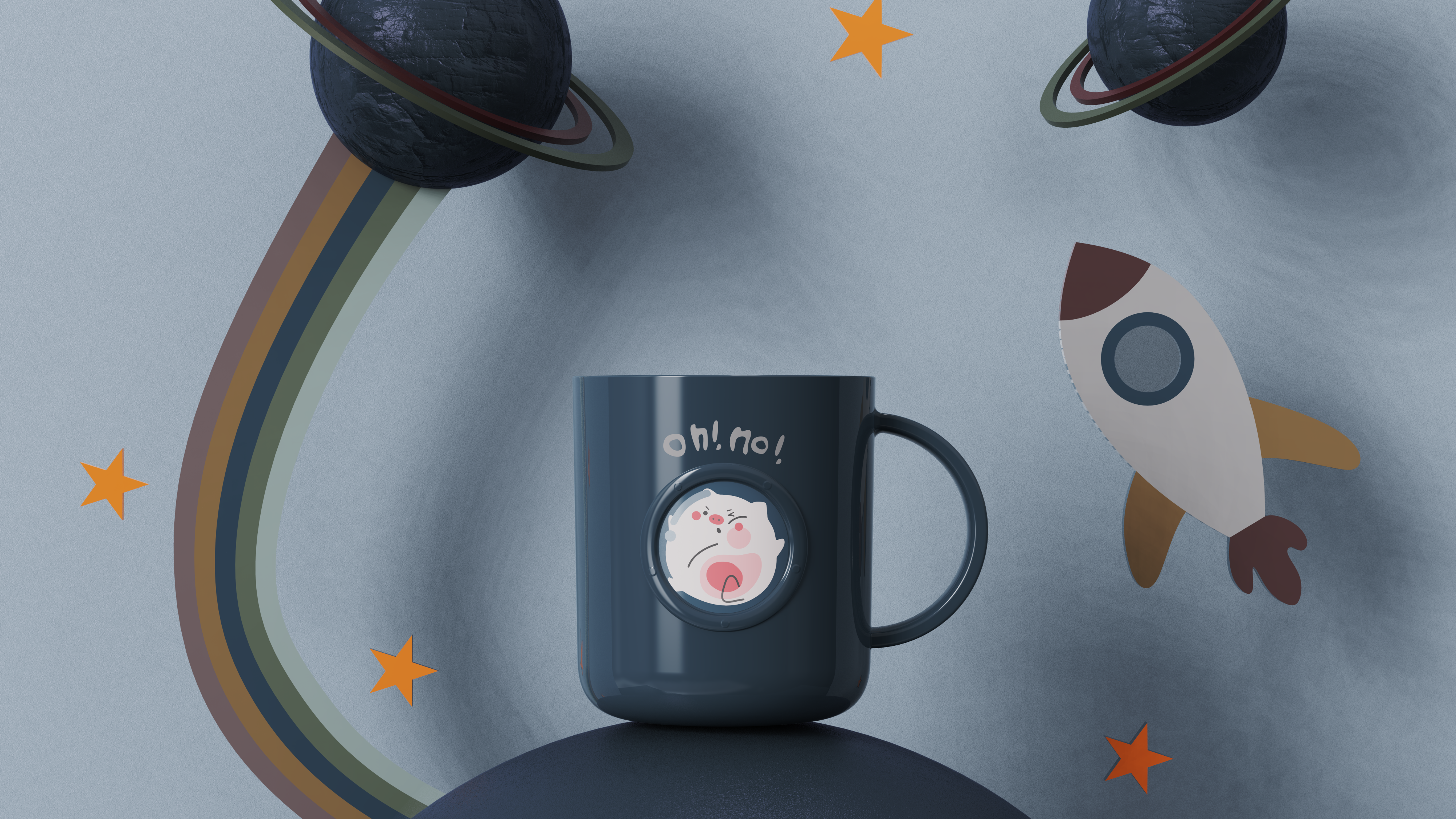 Water cup，Gargle cup，Space，Cartoon，Home Furnishing，Daily Necessities，interest，