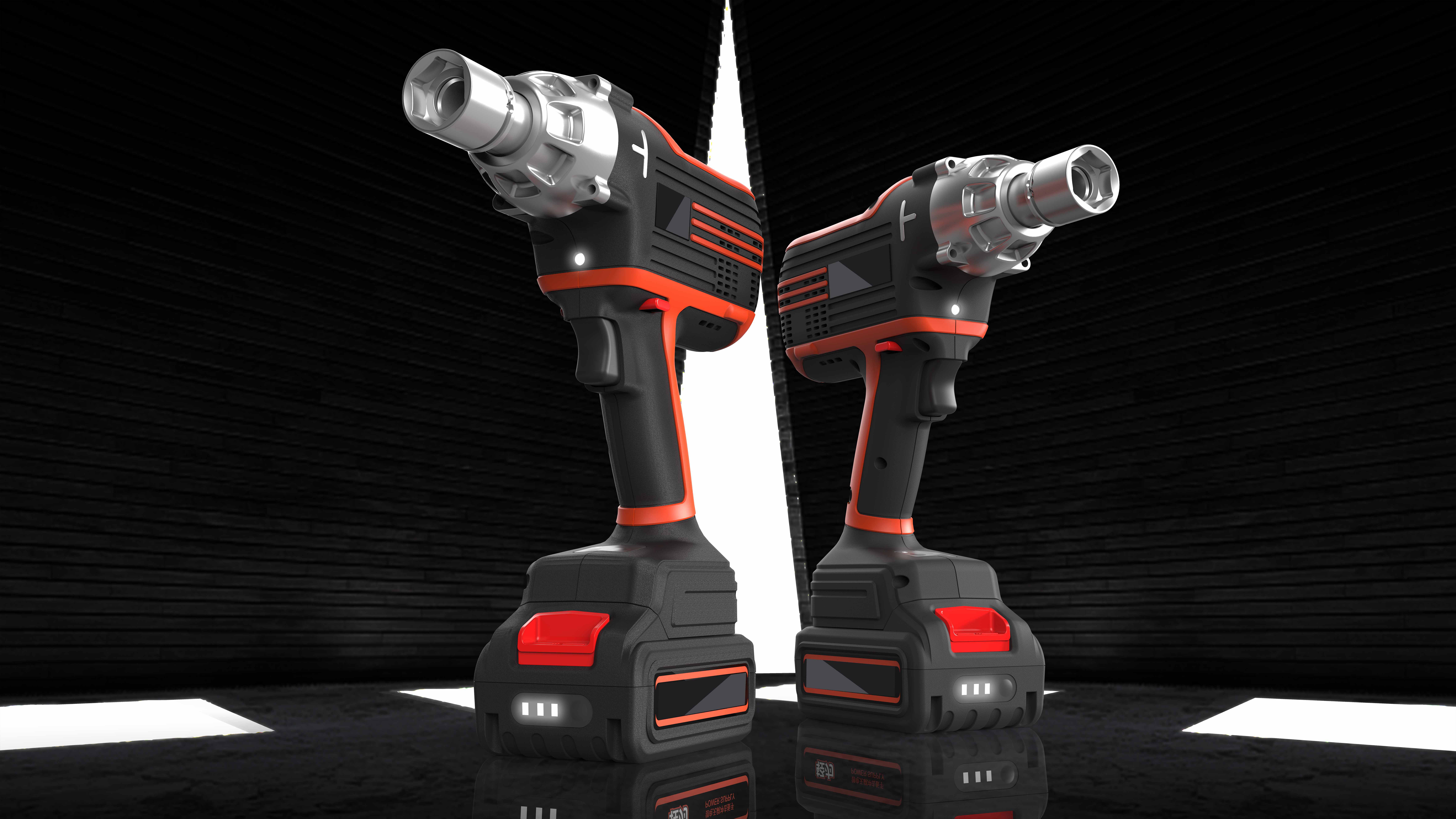 Lithium battery brushless impact wrench，