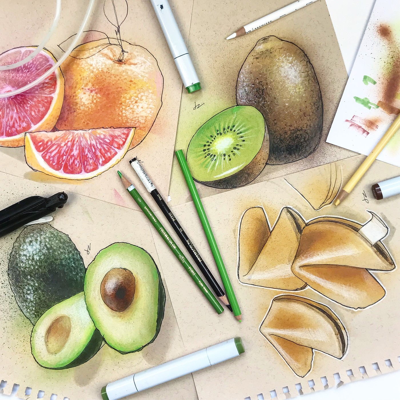 Fruits，sketch，product design，