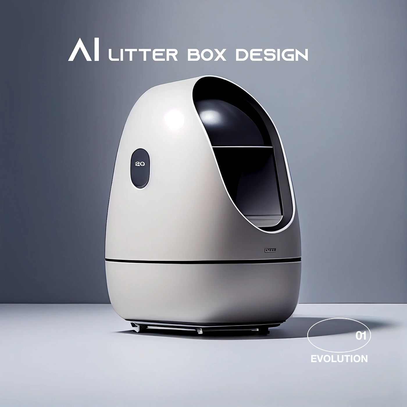 Pets，Pet Supplies & Pet，Litter Basin，Intelligent cat litter box，ai，AI design，Smart home，Evolution laboratory，