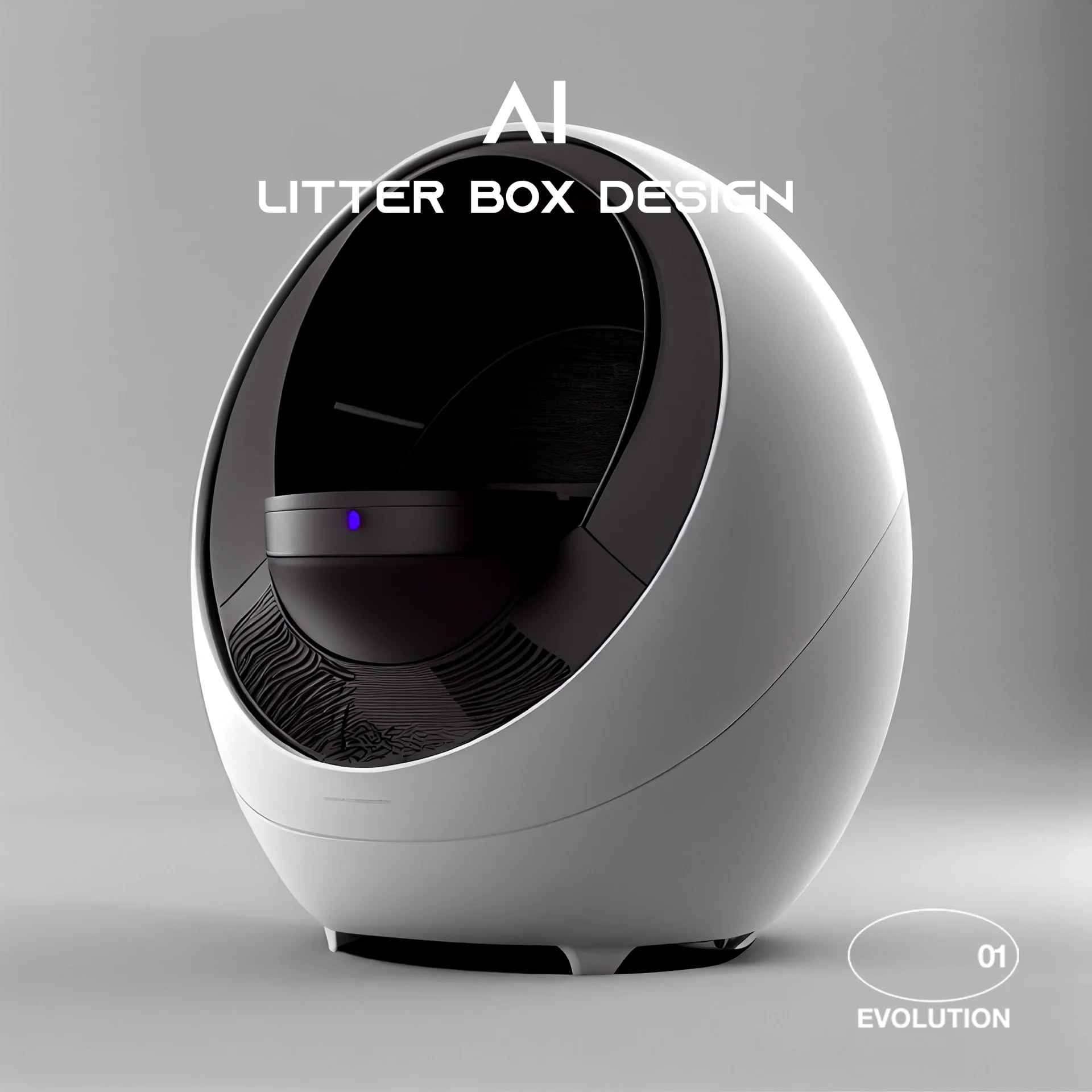Pets，Pet Supplies & Pet，Litter Basin，Intelligent cat litter box，ai，AI design，Smart home，Evolution laboratory，