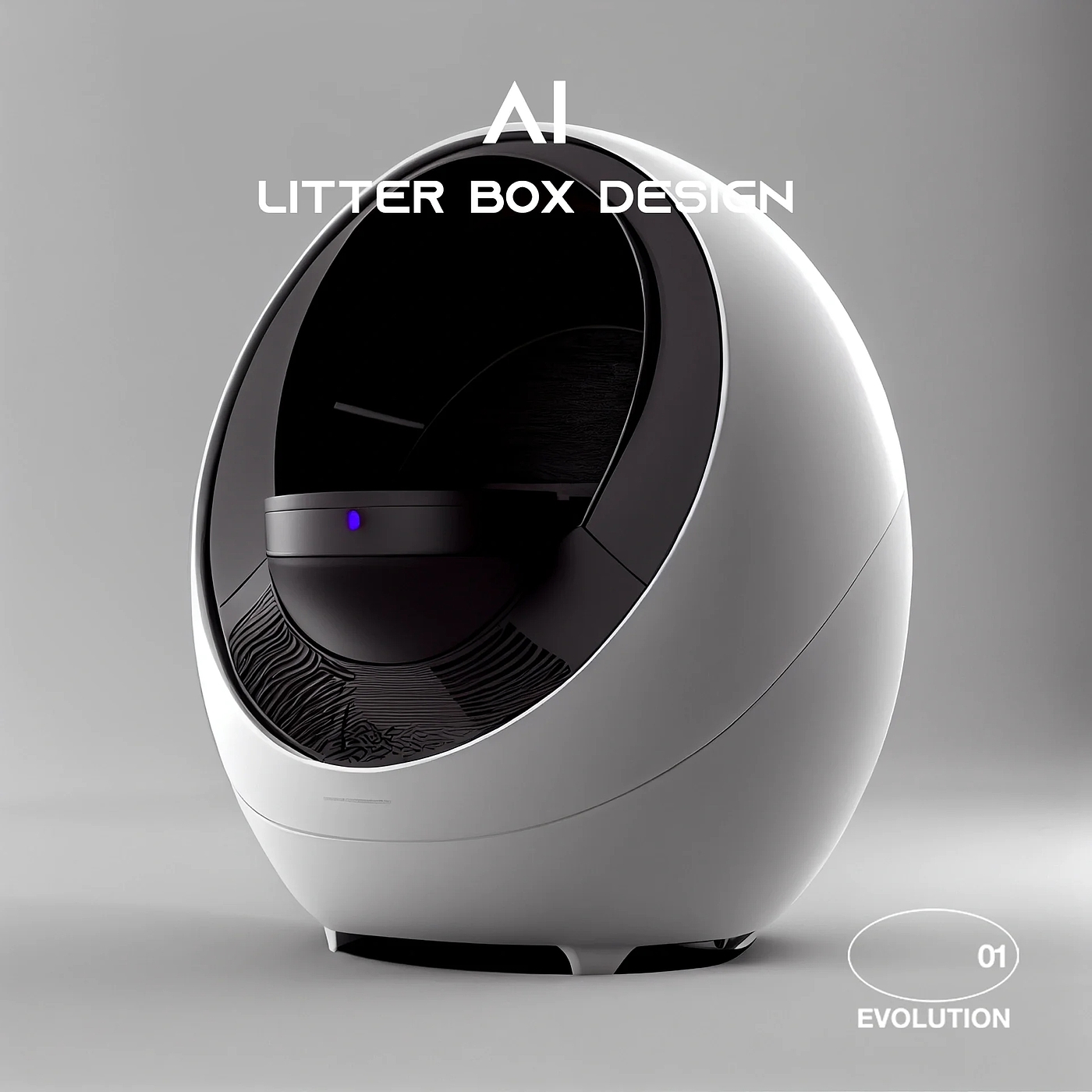 Pets，Pet Supplies & Pet，Litter Basin，Intelligent cat litter box，ai，AI design，Smart home，Evolution laboratory，