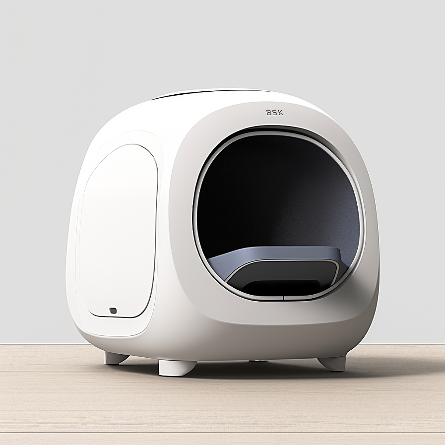 Cat Toilet，Pet Supplies & Pet，Besek design，Intelligent cat litter box，Litter Basin，industrial design，Appearance design，