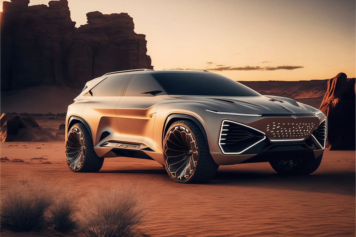 automobile，vehicle，Suv concepts，conceptual design，artificial intelligence drawing，AI-aided design，