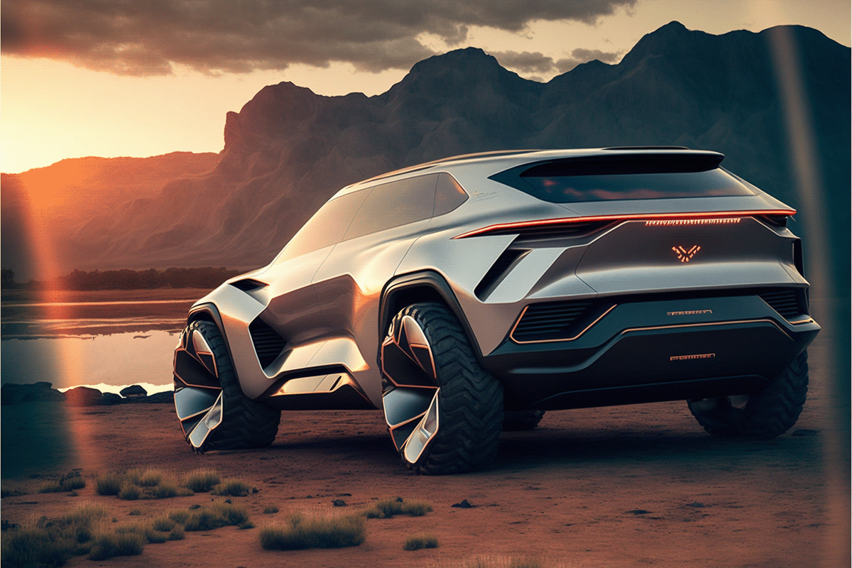 automobile，vehicle，Suv concepts，conceptual design，artificial intelligence drawing，AI-aided design，