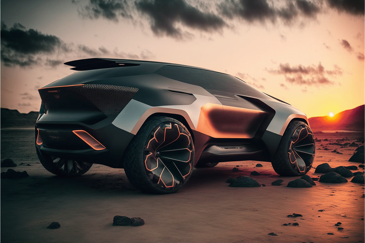 automobile，vehicle，Suv concepts，conceptual design，artificial intelligence drawing，AI-aided design，