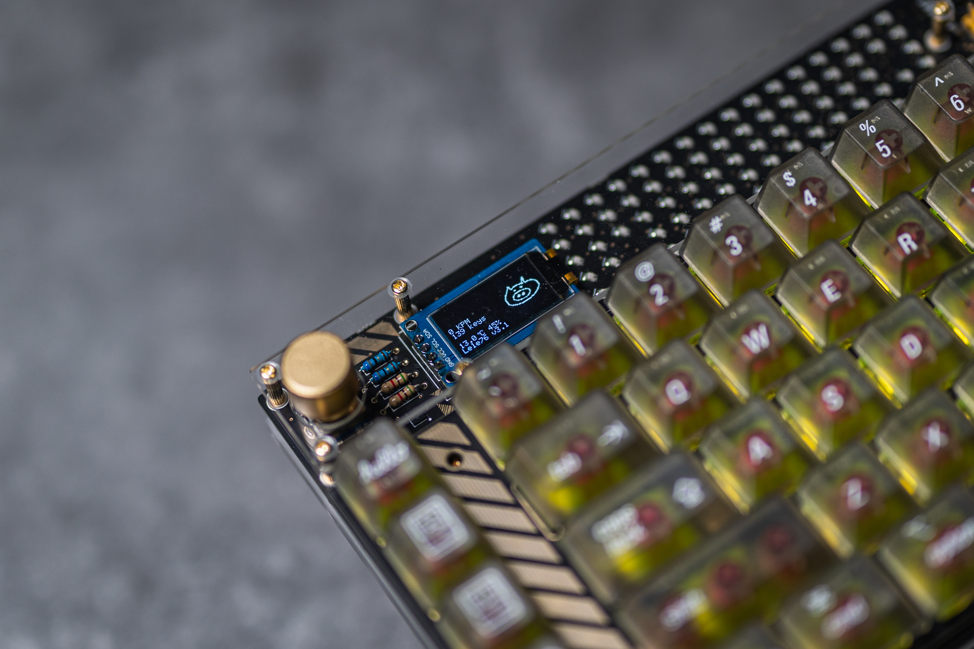 Mechanical keyboard，Real shooting，